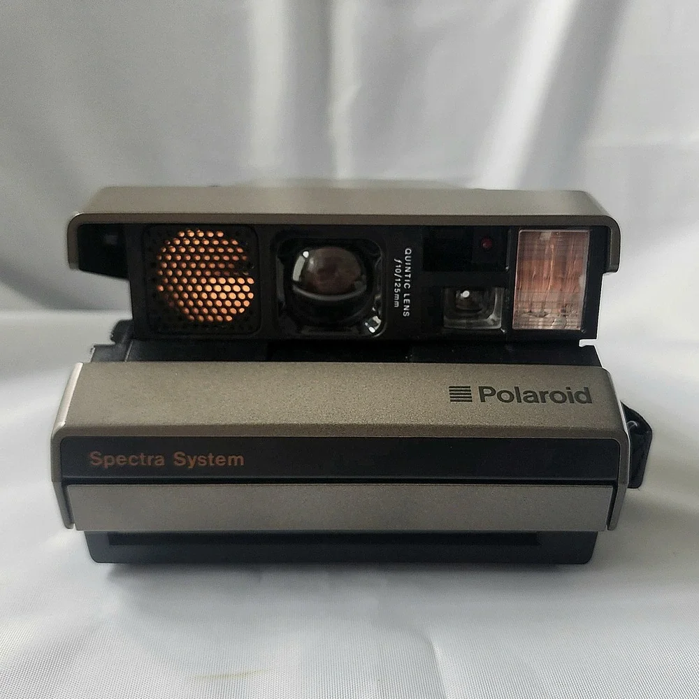 Polaroid Spectra System QPS Instant Camera W Case Quintic AF Retro Photography